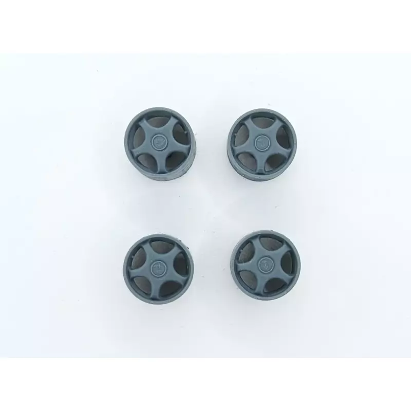 4 Jantes ø11.50mm - Résine 3D - 1:43