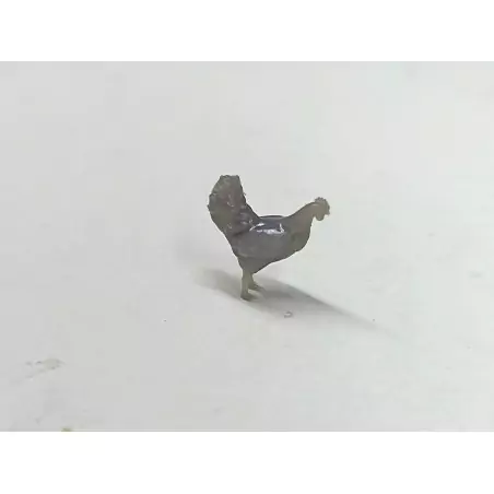 Diorama : 2 Poules - H. 9.90 mm - Résine 3D - 1:43