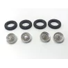 4 roues avec jantes à Rayons ø18mm - Aluminium - 1:43