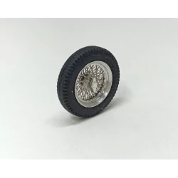 4 roues avec jantes à Rayons ø18mm - Aluminium - 1:43