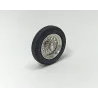 4 roues avec jantes à Rayons ø18mm - Aluminium - 1:43