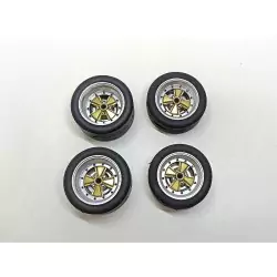 Jantes GOTTI - ø28.50 mm- Résine - 1:18