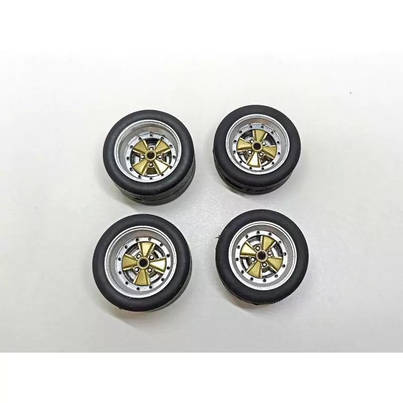 Jantes GOTTI - ø28.50 mm- Résine - 1:18