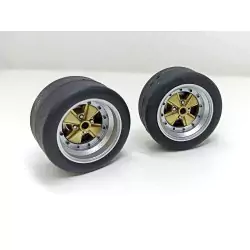 Jantes GOTTI - ø28.50 mm- Résine - 1:18