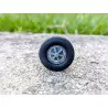 4 roues de camion ø24.50 mm - Résine + 3D - 1:43