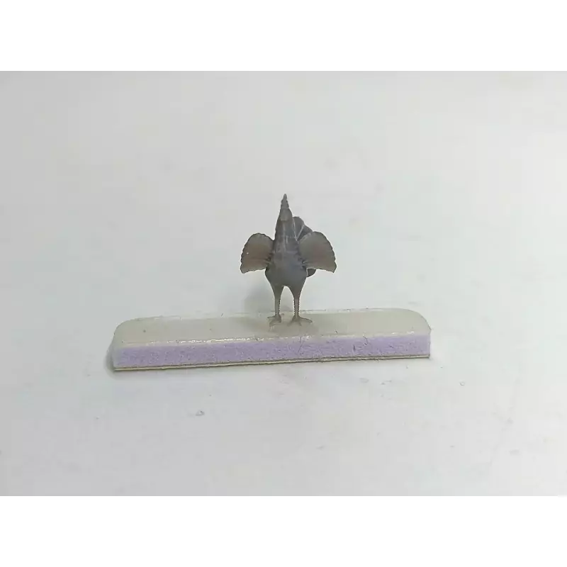Diorama : 1 coq - H. 12.8 mm - Résine 3D - 1:43