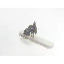 Diorama : 1 coq - H. 12.8 mm - Résine 3D - 1:43