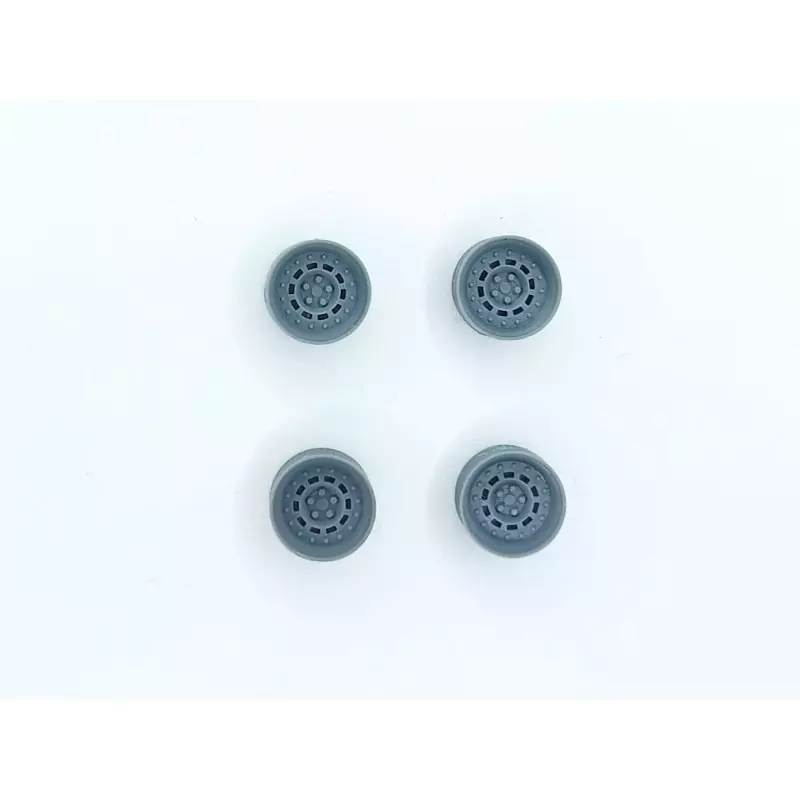4 jantes Gotti ø9.20 mm - Résine 3D - 1:43
