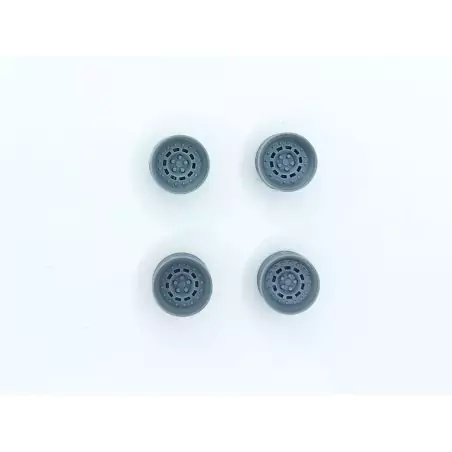 4 jantes Gotti ø9.20 mm - Résine 3D - 1:43