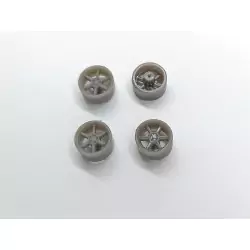 4 jantes ø9.20 mm - Résine 3D - 1:43