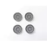 4 jantes Gotti 15" - ø16mm - Résine - 1:24