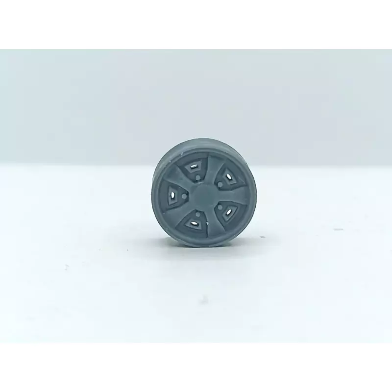 4 Jantes Citroën SM / DS Rallye - ø 9.50 mm - Résine 3D - 1:43