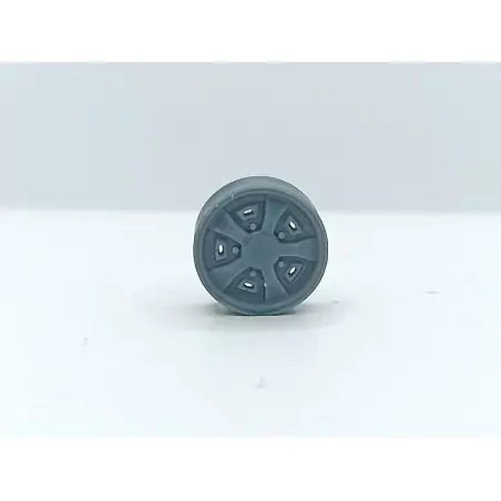 4 Jantes Citroën SM / DS Rallye - ø 9.50 mm - Résine 3D - 1:43
