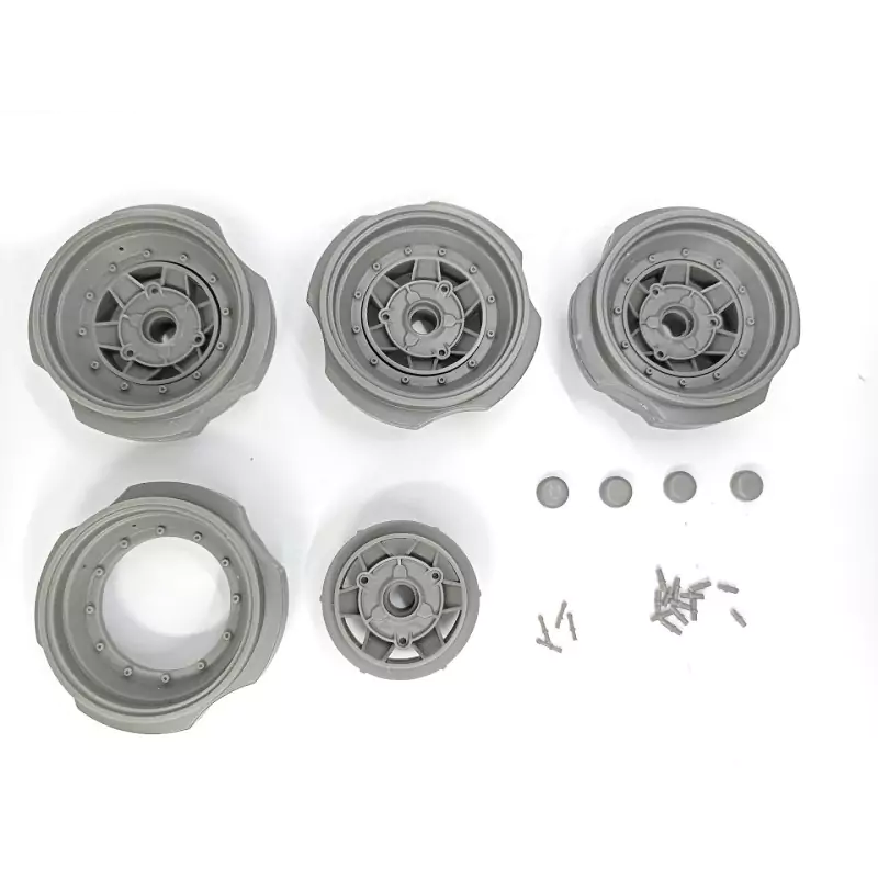 4 Jantes GOTTI 073R - compatible pneus EAGLEMOSS - 1:8