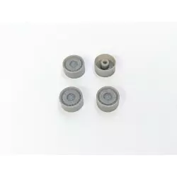 4 Jantes Citroën CX Orphée - ø9 mm - Résine 3D - 1:43