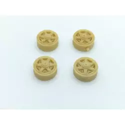 4 jantes camions ø 14.50 mm - Résine - CPC Production