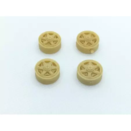 4 jantes camions ø 14.50 mm - Résine - CPC Production