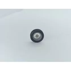 4 roues ø15 mm - Résine 3D - 1:43