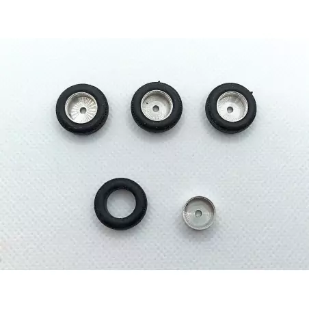 4 Pneus + Jantes aluminium - ø 17.20 mm - CPC Production