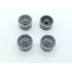 4 Jantes Dodge Charger RT10 - Résine 3D - 1:24