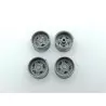 4 jantes 5 branches - ø27mm - Résine - 1:18