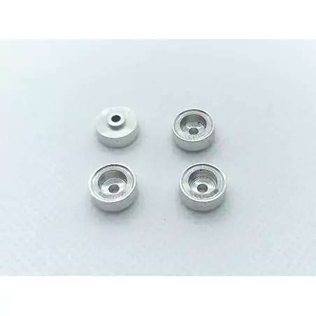 5 Jantes en Aluminium Ø 9.50 X 5 mm - CPC