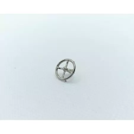 Volant 4 branches ø10 mm - White Metal - Ech 1:43