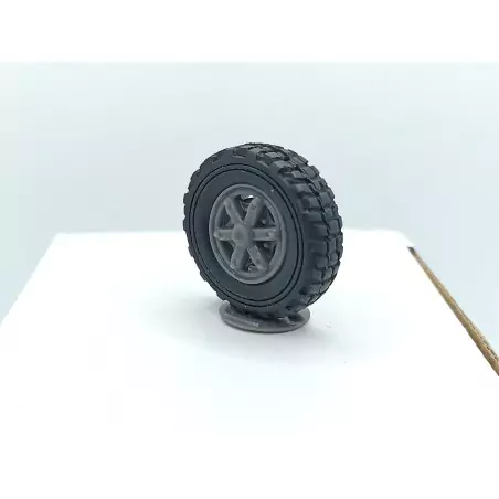 Roue de camion ø30 mm - Résine - 1:43 - À l'unité