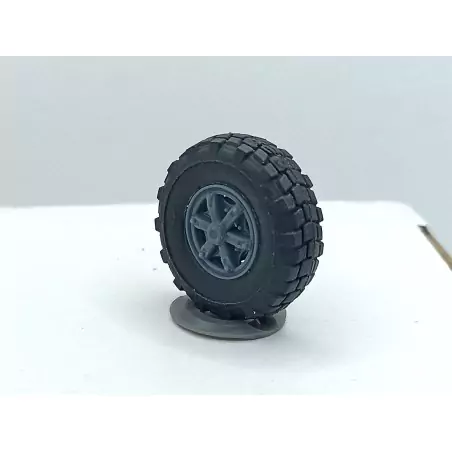 Roue de camion ø25.50 mm - Résine - 1:43 - À l'unité