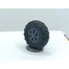 Roue de camion ø25.50 mm - Résine - 1:43 - À l'unité