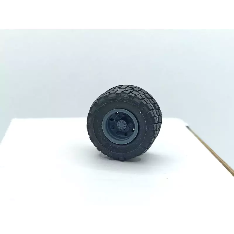 Roues arrières doubles de camion ø25.50 mm - Résine - 1:43 - À l'unité