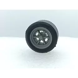 4 roues ø33.50 mm - Résine - 1:18