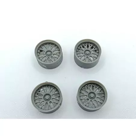 4 jantes ø29 mm - Résine - 1:18