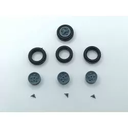 4 roues Lamborghini - ø 14.40 mm - 3D Creative