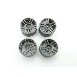 4 jantes ø27 X 17.30 mm - Résine - 1:18