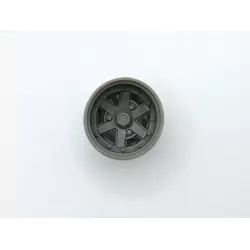 Jantes Gotti AV/AR (2 tailles) - ø22 mm - Résine - 1:18