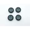 4 roues ø13 mm (Type Peugeot) - 3D Creative - 1:43