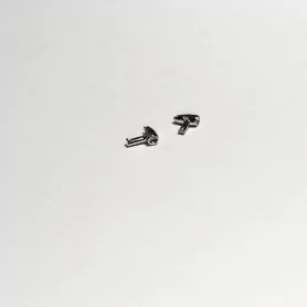 2 Phares/Clignotants en White Metal - Longueur 4 mm - 1:43