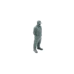 Diorama : Homme debout - Salopette et Casquette - 3D CREATIVE - 1:43