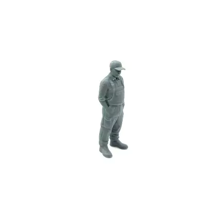 Diorama : Homme debout - Salopette et Casquette - 3D CREATIVE - 1:43
