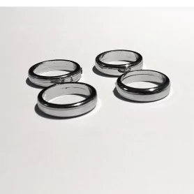 4 caches "roue de secours" Panhard - White Metal - ø18mm |Pièces et...