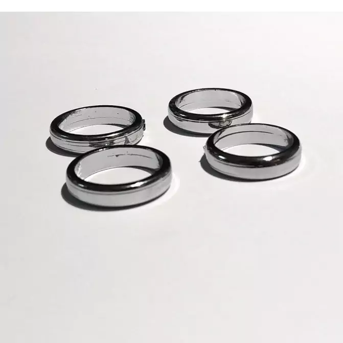 4 caches "roue de secours" Panhard - White Metal - ø18mm |Pièces et...