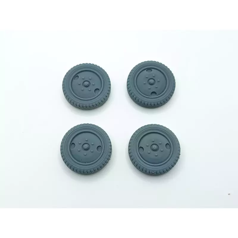 4 roues Citroën - ø20.30 mm - 3D CREATIVE - 1:43