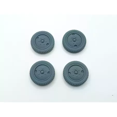 4 roues Citroën - ø20.30 mm - 3D CREATIVE - 1:43
