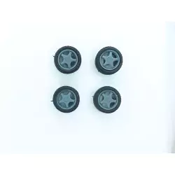 4 roues 5 branches ø15.50mm - 3D CREATIVE - 1:43