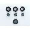 4 roues ø15.20 mm (Type Peugeot) - 3D Creative - 1:43