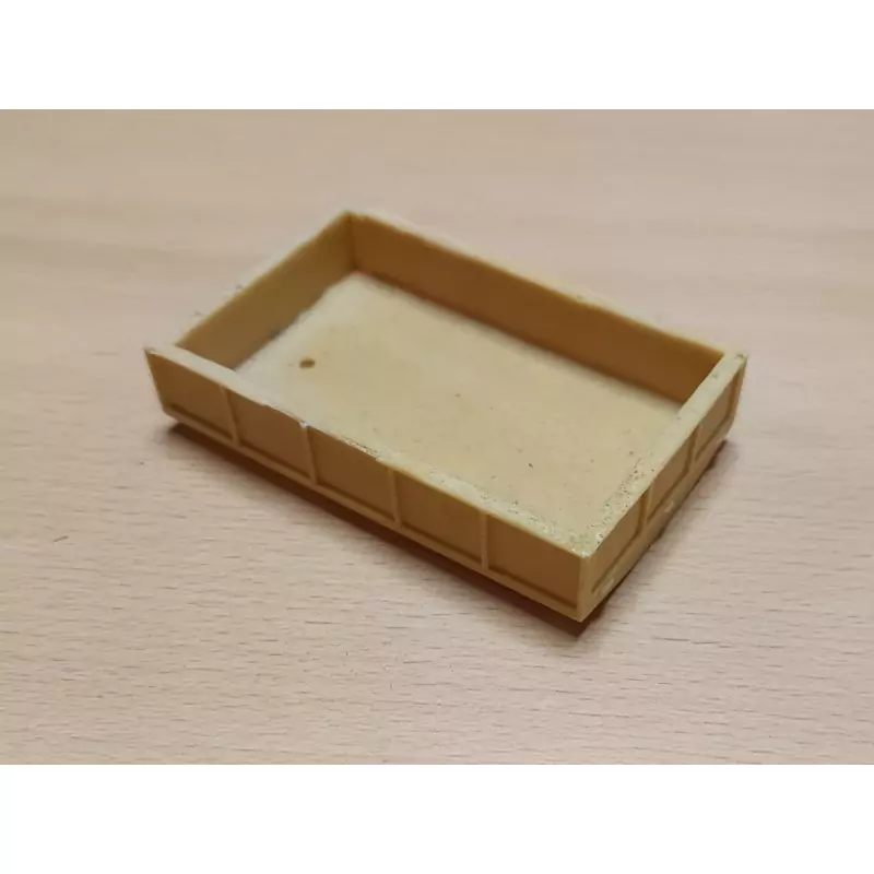 En l'état : Caisse 9.2 x 5.60 cm - Résine - 1:43