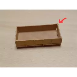 En l'état : Caisse 10 x 4.80 cm - Résine - 1:43