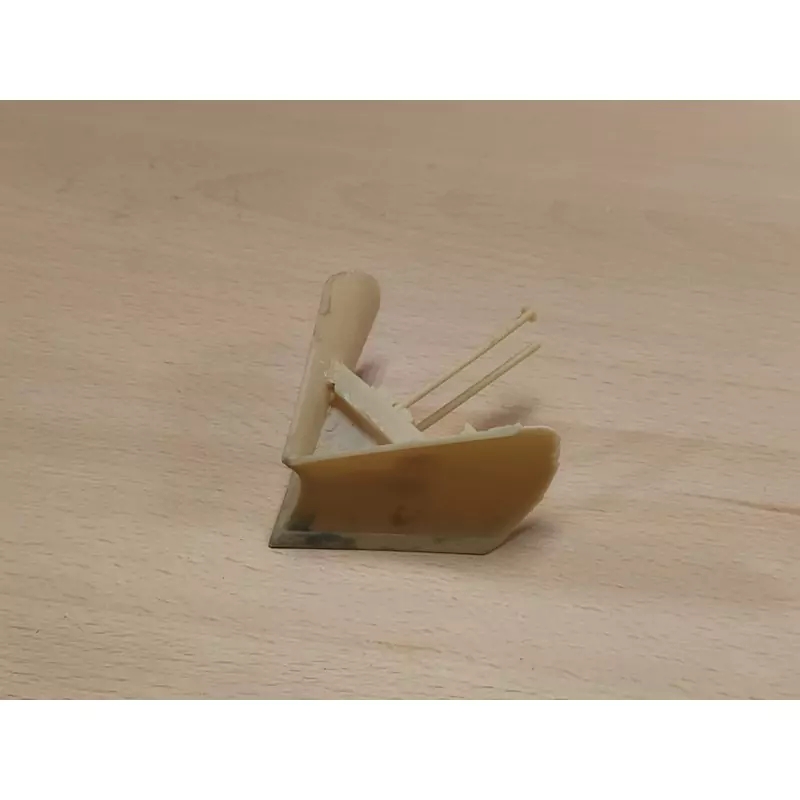 En l'état : Lame de chasse neige largeur 6.50 cm - Résine - 1:43