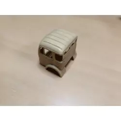 En l'état : Cabine SIMCA - Résine - 1:43 (Ref 25-001)